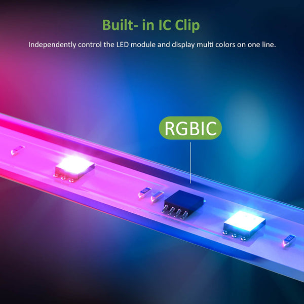 Lasting Rainbow 105ft 32M IP65 Smart Rainbow-Color Strip Lights